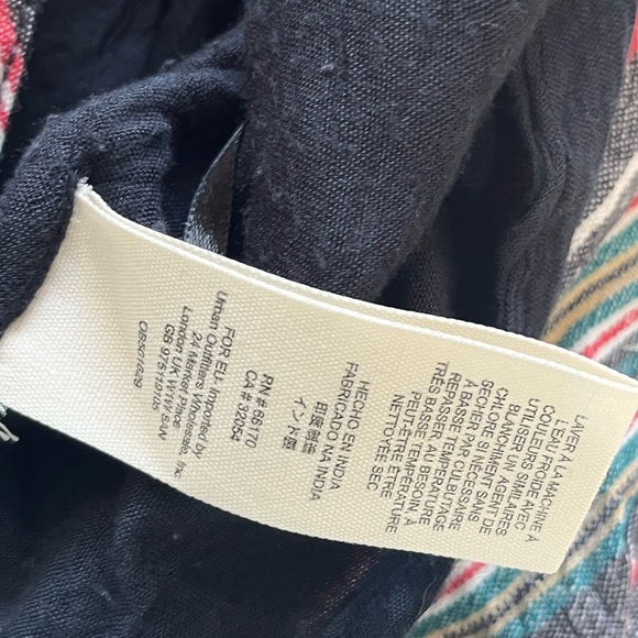 Free People Yours Truly Multicolor Chevron Stripe Mini Skirt Size 4 Boho Retro - Picture 7 of 9